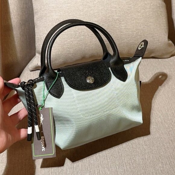 Longchamp BaoEnergy Mini Dumpling BaoLongchamp BaoEco-friendly Verbena Green - Picture 2 of 4